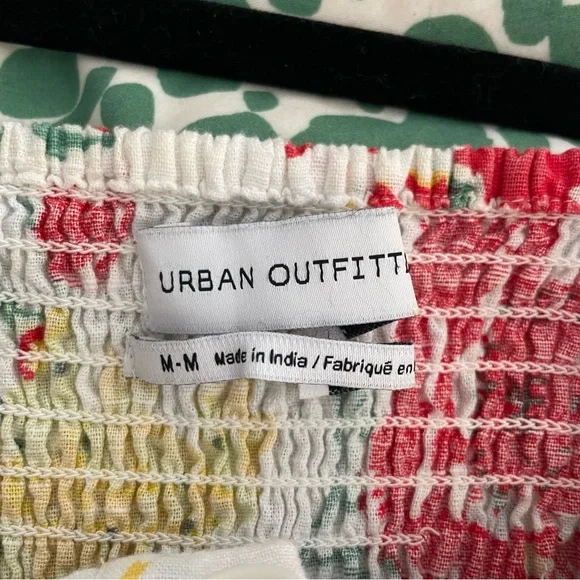 Urban Outfitters "Positano" Floral Tie Shoulder Midi Dress MEDIUM - Picture 8 of 8